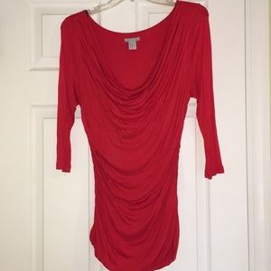 Red H&M top